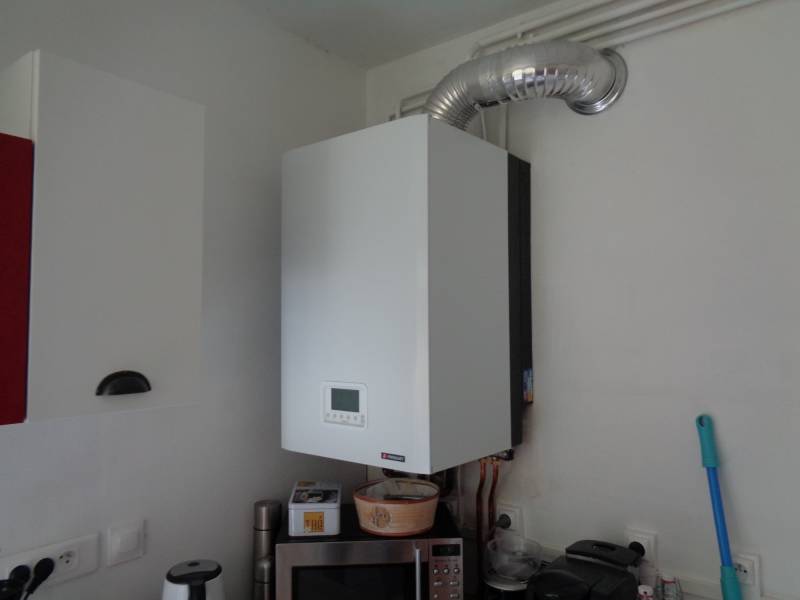 Remplacement d'une chaudière gaz à Dieppe dans un appartement