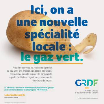 Le gaz, une énergie d'avenir avec le gaz renouvelable.